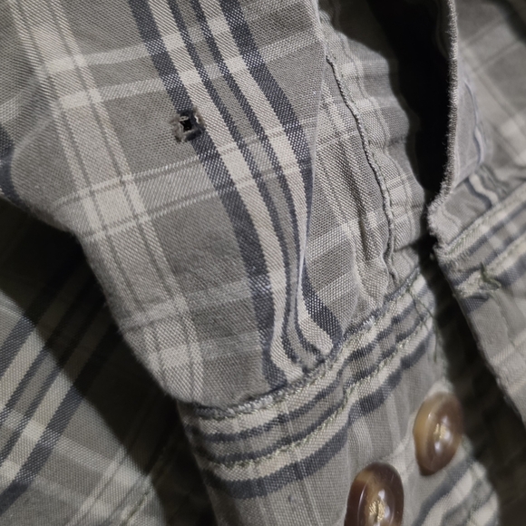 Carhartt Men's XL Cotton Long Sleeve Plaid Button Down Dress Casual Shirt - Picture 10 of 11